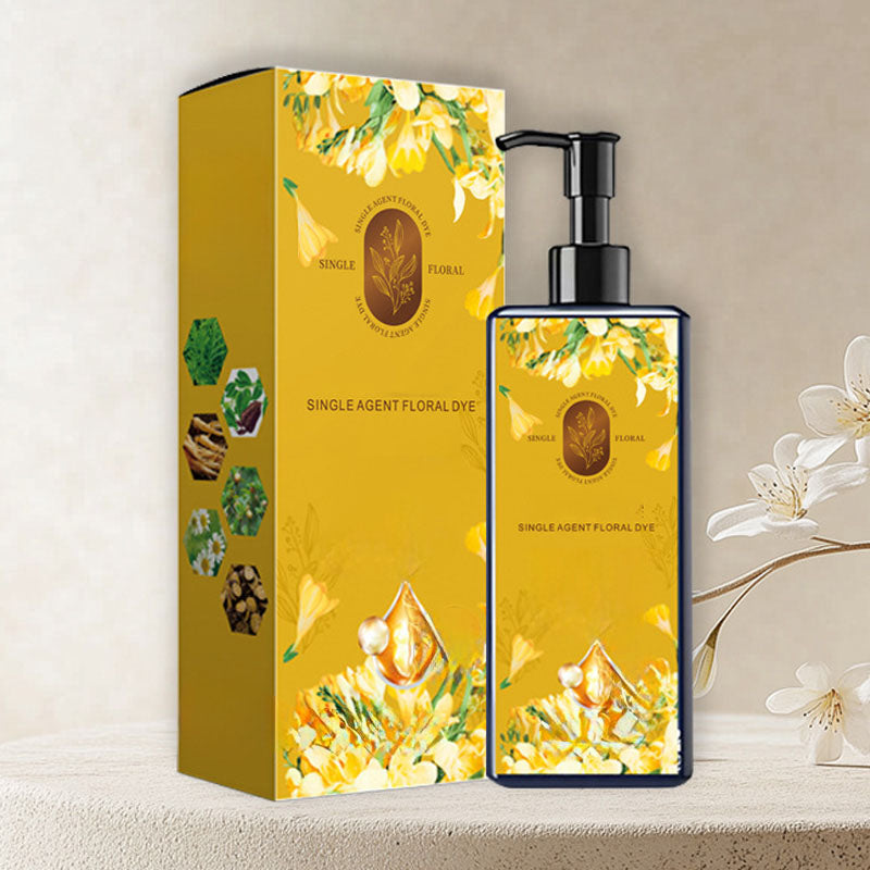 Cor de cabelo nutritiva à base de plantas