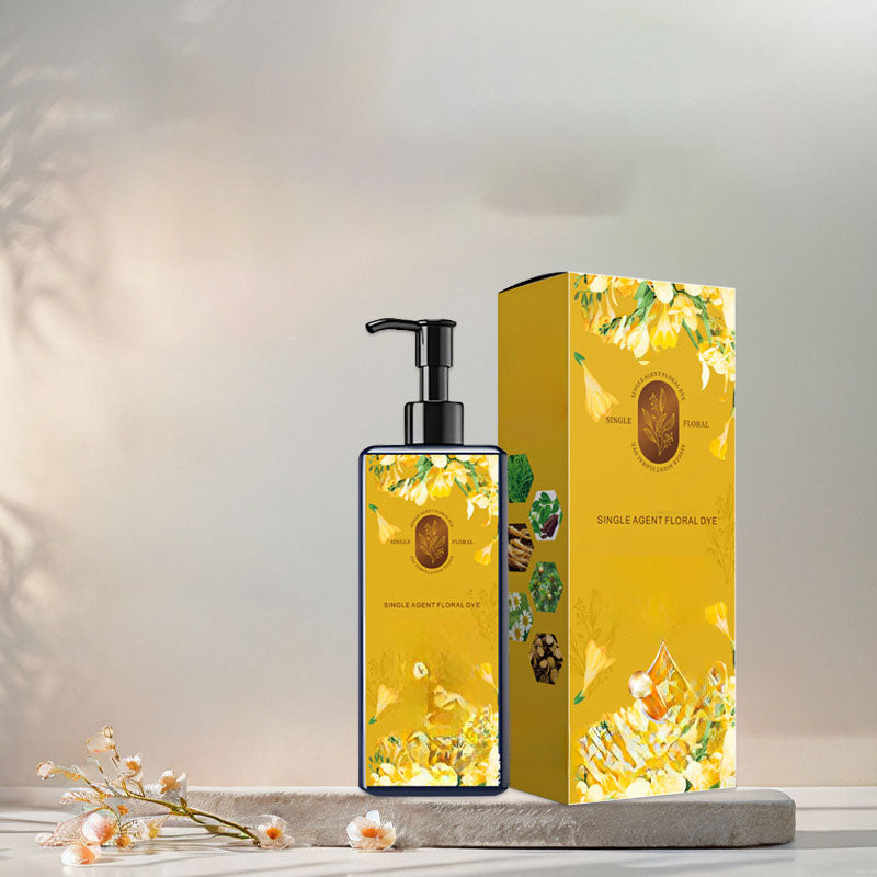 Cor de cabelo nutritiva à base de plantas