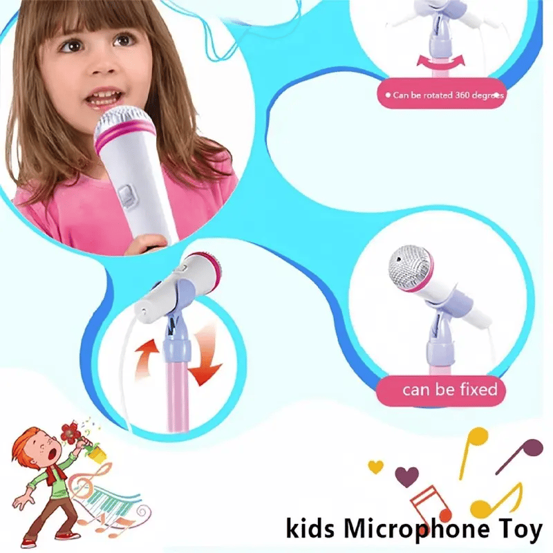 🎁🎄Promoção de Natal com 50% de desconto! 🎤✨Microfone de brinquedo, máquina de karaokê de brinquedo com luz