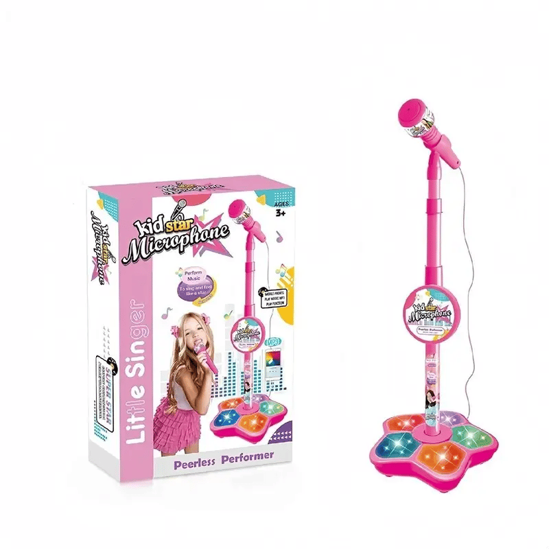 🎁🎄Promoção de Natal com 50% de desconto! 🎤✨Microfone de brinquedo, máquina de karaokê de brinquedo com luz