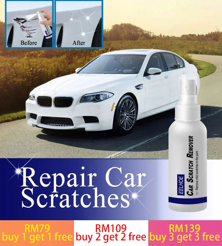Spray reparador de arranhões de pintura de carro