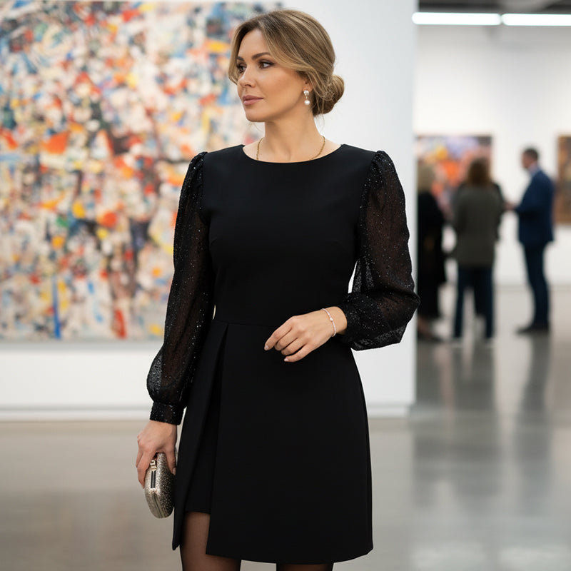 👗 60% DE DESCONTO AGORA! ✨ Vestido com lantejoulas – Brilhante, elegante e perfeito para festas 💃