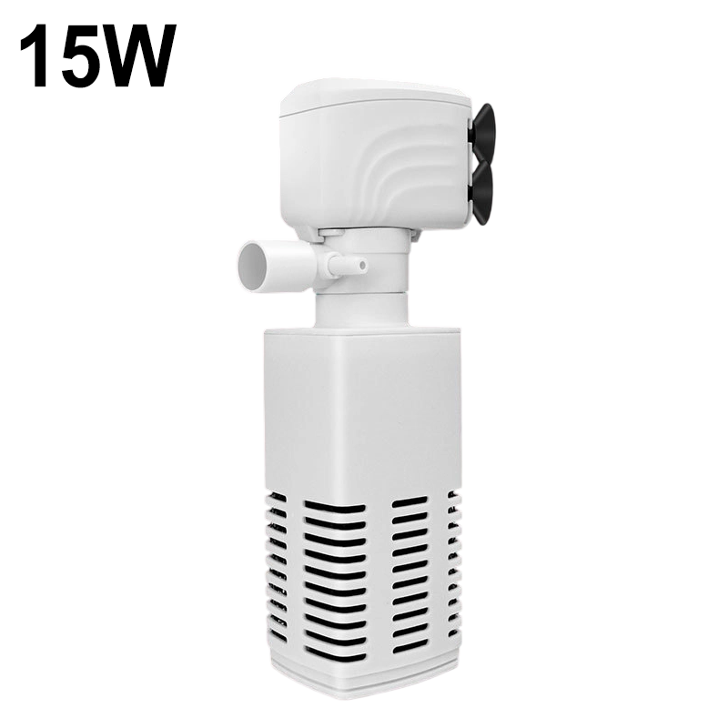 Filtro 3 em 1 para aquários - Filtragem, oxigenação e bombeamento de água