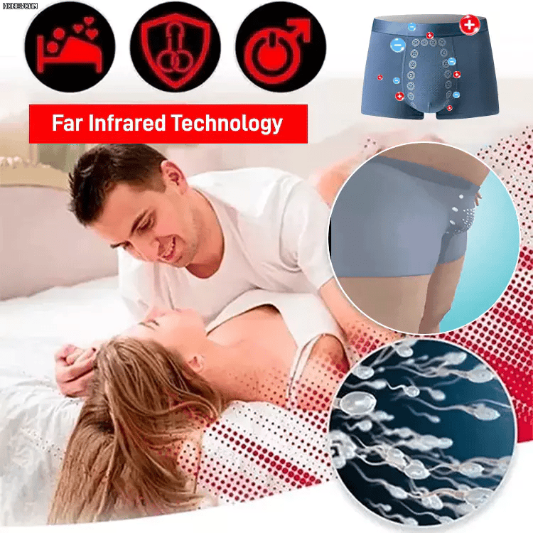 Cueca Masculina de Terapia Magnética com Massagem Energética