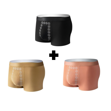 Cueca Masculina de Terapia Magnética com Massagem Energética