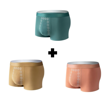 Cueca Masculina de Terapia Magnética com Massagem Energética