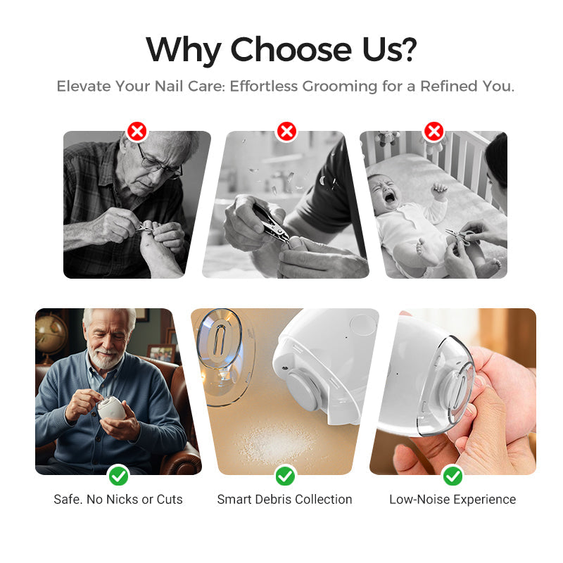 💅 Compre um e ganhe outro! ✨ Lixa de unhas elétrica universal – 6 velocidades com 5 acessórios para um cuidado seguro e suave das unhas 👶🔧