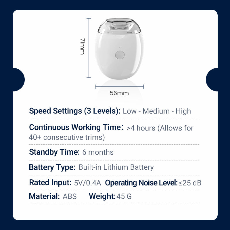 💅 Compre um e ganhe outro! ✨ Lixa de unhas elétrica universal – 6 velocidades com 5 acessórios para um cuidado seguro e suave das unhas 👶🔧