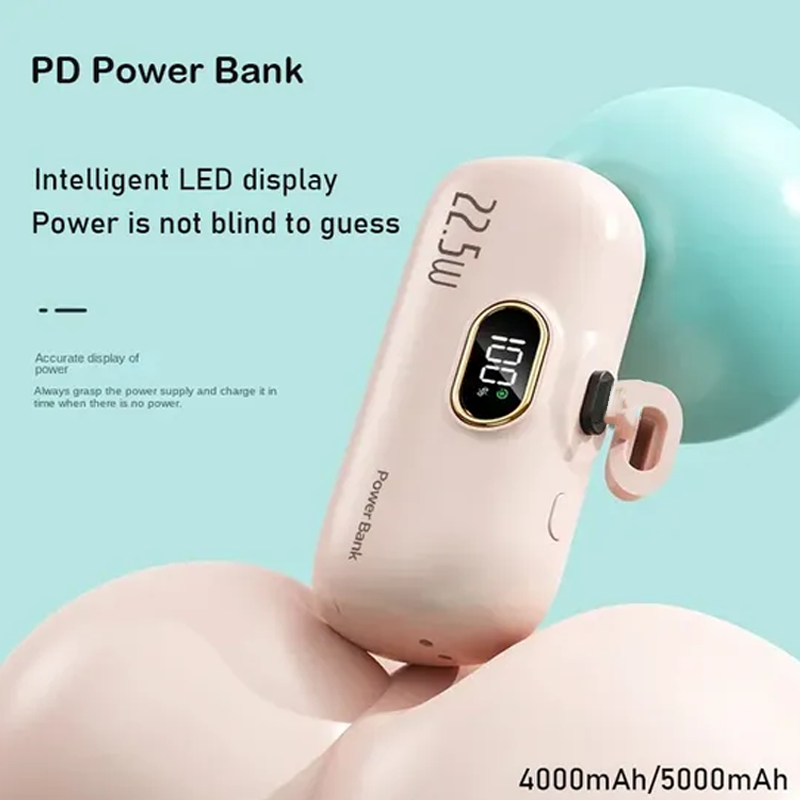 🔋 Novos produtos Oferta por tempo limitado ✨ Mini powerbank de 5000 mAh para telemóveis