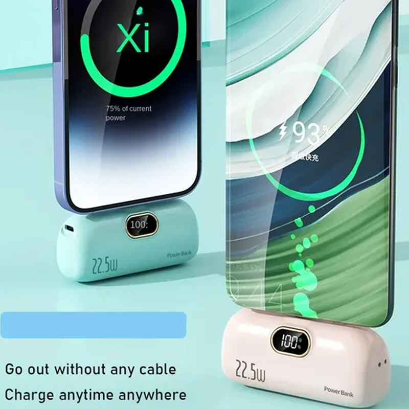 🔋 Novos produtos Oferta por tempo limitado ✨ Mini powerbank de 5000 mAh para telemóveis