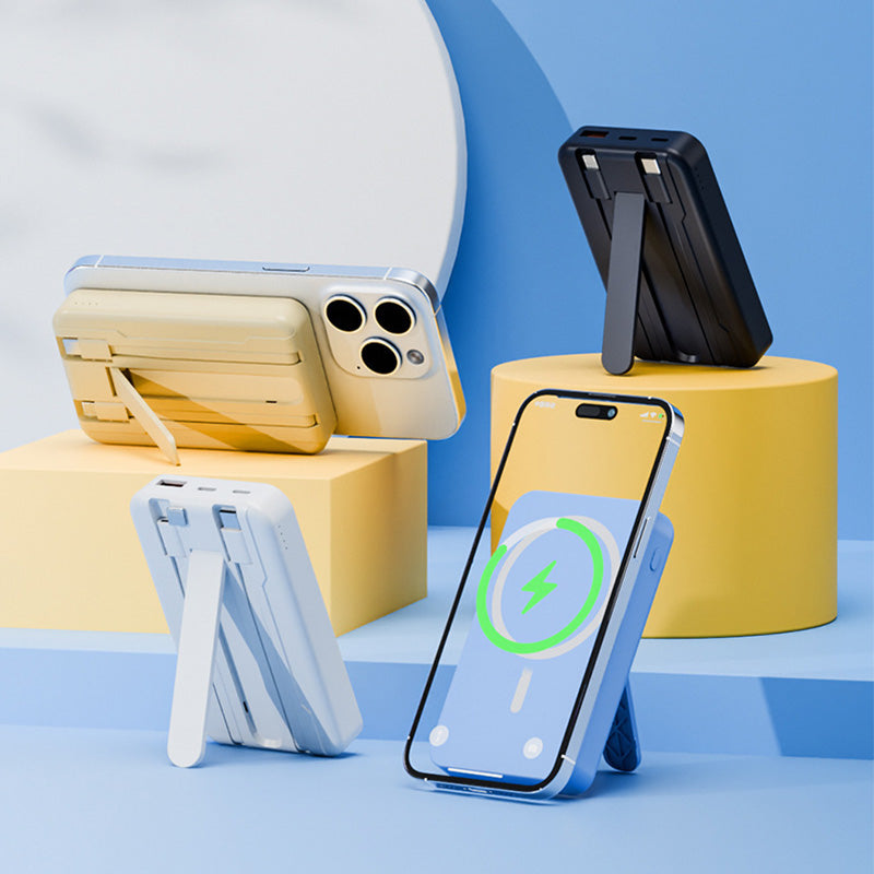 🔥Desconto de 50% no último dia!🔥Power Bank Magnético com Suporte e Carregamento Rápido