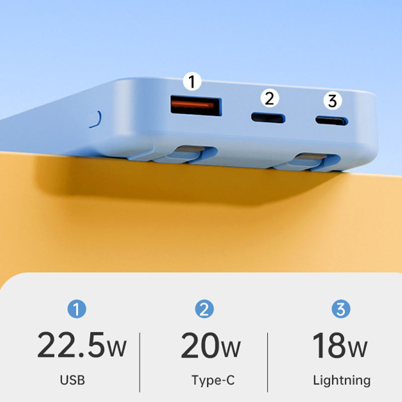 🔥Desconto de 50% no último dia!🔥Power Bank Magnético com Suporte e Carregamento Rápido