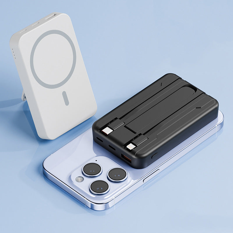 🔥Desconto de 50% no último dia!🔥Power Bank Magnético com Suporte e Carregamento Rápido