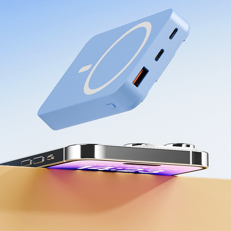 🔥Desconto de 50% no último dia!🔥Power Bank Magnético com Suporte e Carregamento Rápido