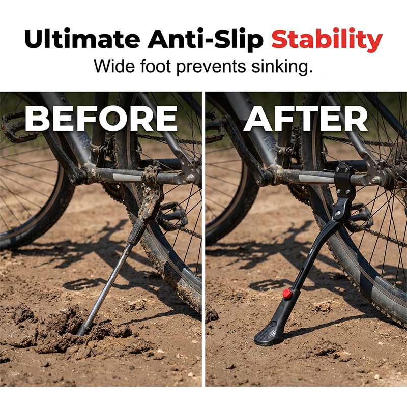 🚲 50% DE DESCONTO POR TEMPO LIMITADO! ✨ Suporte ajustável para bicicleta – Alumínio leve, encaixe universal e braçadeira que não danifica o quadro 🔩