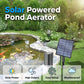 Aerador solar para lago com bomba de ar