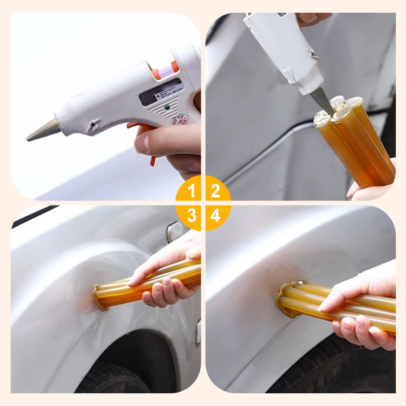 ✨️Compre 2 e ganhe 3 grátis! 🛠️Repare amolgadelas no carro sem esforço! 🚗Barra de cola para reparação de amolgadelas sem pintura no carro