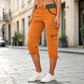 Calças Capri Cargo de Cintura Alta para Mulher