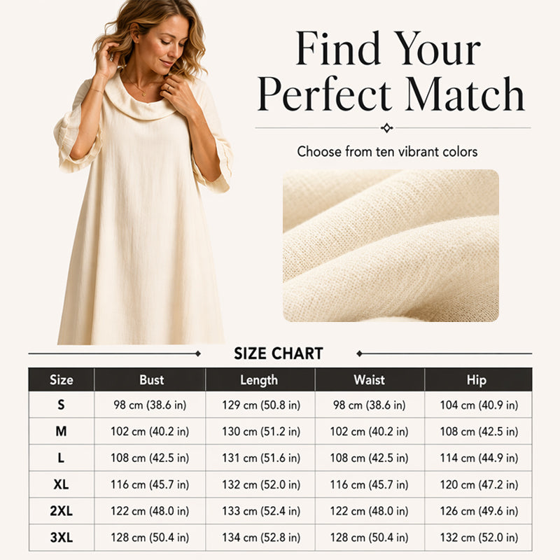 ✨👗Vestido de verão casual de gola redonda para mulher