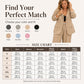 ✨🛍️Novidade - Fato com blazer e calças largas – Linhas simples e conforto arejado para um look confiante durante todo o dia