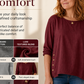 ✨🛍️Fresh Drop - Top de linho de corte descontraído – Conforto arejado e estilo clássico para dias casuais 🍃