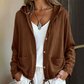 🌸Promoção quente: 50% de desconto💖Casaco casual feminino com capuz e cordão na bainha