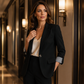 Casaco blazer casual para mulher