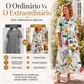 ✨Em alta agora 👗 Vestido feminino de manga curta com estampa e bolsos