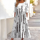 ✨Em alta agora 👗 Vestido feminino de manga curta com estampa e bolsos