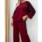 🔥 50% DESCONTO ✨ Conjunto com Lantejoulas – Chic & Confortável