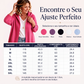 Cardigan de malha com capuz e mangas 3/4 para mulher