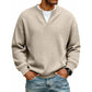 Camiseta Waffle de Conforto em Camadas